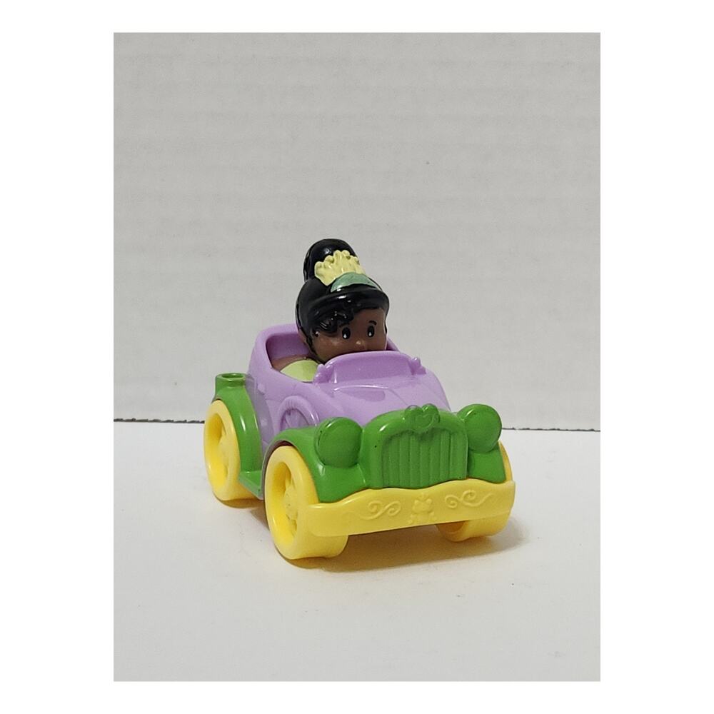 Fisher Price Little People Disney Princess Tiana Wheelies Race Car